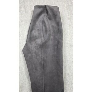 Tahari Pants Womens Size Small Faux Suede Pull On‎ Skinny Brown